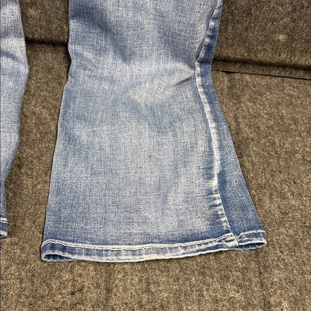 Westfield Eagle Stylish Light Blue Flare Jeans - Picture 7 of 14